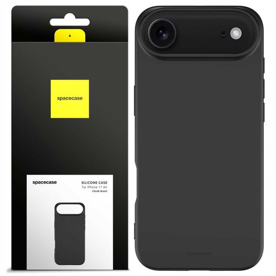 Spacecase Silicone Case do iPhone 17 Air - Czarny Spacecase