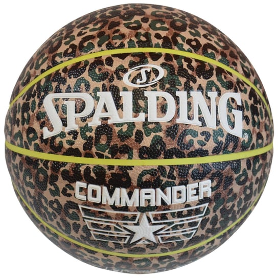 Spalding Commander In/Out Ball 76936Z, unisex, piłki do koszykówki, Brązowe Spalding