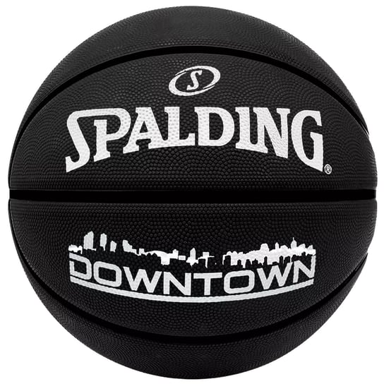 Spalding Downtown Ball 84634Z, unisex, piłki do koszykówki, Czarne Spalding