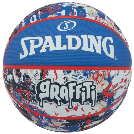 Spalding Graffiti Ball 84377Z, unisex, piłki do koszykówki, Szare Spalding