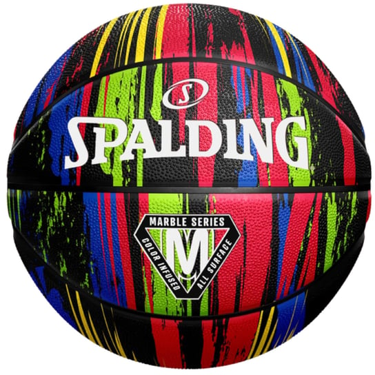 Spalding Marble Ball 84398Z, piłka do koszykówki czarna Spalding