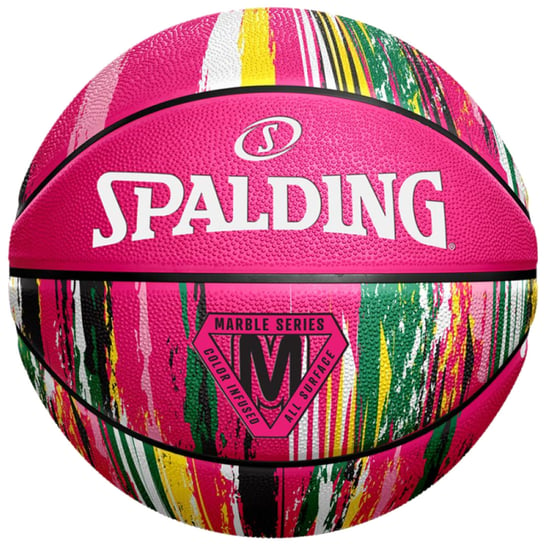 Spalding Marble Ball 84402Z unisex piłka do koszykówki różowa Spalding