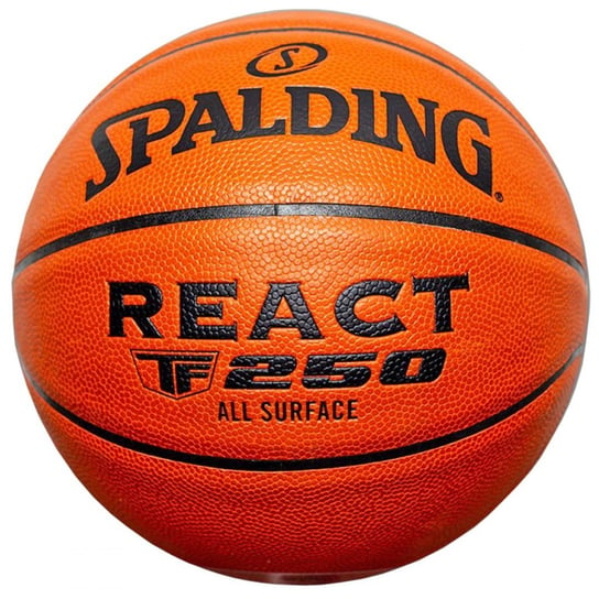 Spalding, Piłka Do Koszykówki React Tf-250 Logo Fiba, Rozmiar 7 Spalding