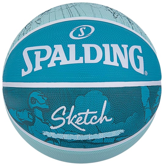 Spalding Sketch Crack Ball 84380Z, piłka do koszykówki niebieska Spalding
