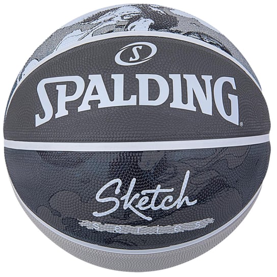 Spalding Sketch Jump Ball 84382Z, Piłka Do Koszykówki Czarna Spalding