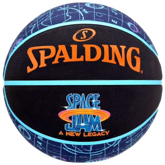 Spalding Space Jam Tune Court Ball 84592Z, unisex, piłki do koszykówki, Czarne Spalding