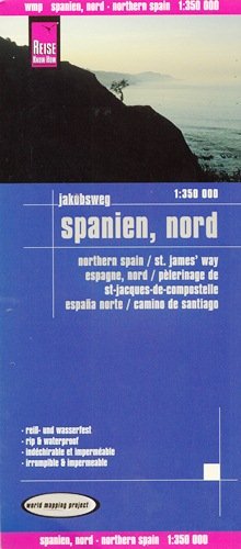 Spanien Nord. Mapa 1:350 000 Reise Know-How