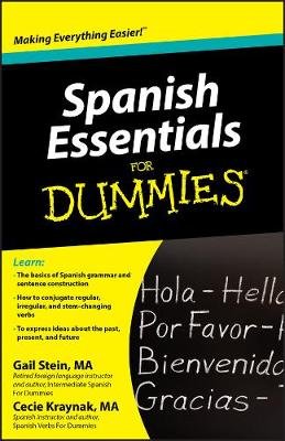 Spanish Essentials For Dummies Stein Gail
