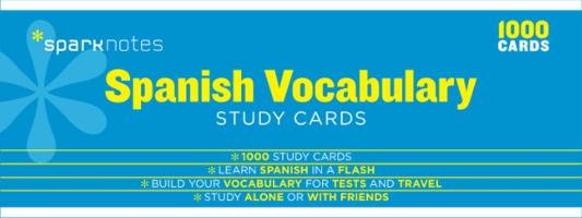 Spanish Vocabulary Sparknotes Study Cards Sparknotes, Sparknotes Editors