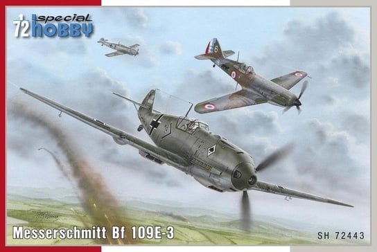 SPECIAL HOBBY 72443 Samolot Messerschmitt Bf 109E-3 1:72 Inna marka