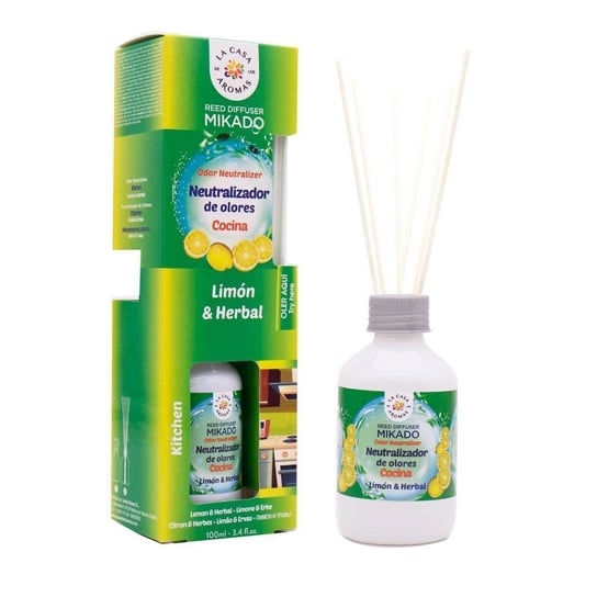 Special Kitchen Odor Neutralizer Reed Diffuser patyczki zapachowe Cytryna i Zioła 100ml Inny producent