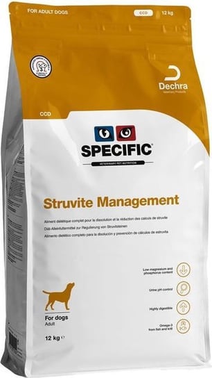 SPECIFIC CCD Struvite Management 12kg karma lecznicza dla psów dorosłych Dechra