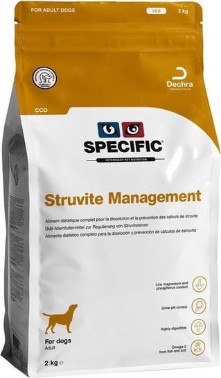 SPECIFIC CCD Struvite Management 2kg karma lecznicza dla psów dorosłych Dechra