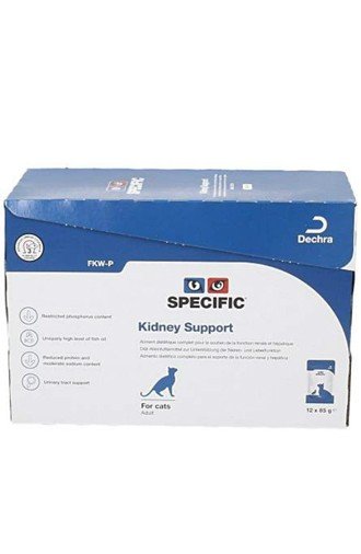 Specific FKW-P Kidney Support - 12szt. x 85g - karma mokra dla dorosłych kotów Dechra