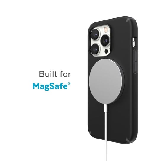 Speck CandyShell Pro + MagSafe - Etui iPhone 14 Pro Max z powłoką MICROBAN (Black / Slate Grey) Speck