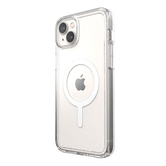 Speck Gemshell + MagSafe - Etui do iPhone 14 Plus z połowką MICROBAN (Clear) Speck