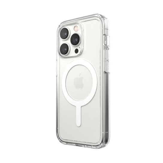 Speck Gemshell + MagSafe - Etui do iPhone 14 Pro z połowką MICROBAN (Clear) Speck