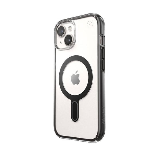 Speck Presidio Perfect-Clear ClickLock & Magsafe - Etui iPhone 15 (Clear / Frosted Black / Slate Grey) Speck