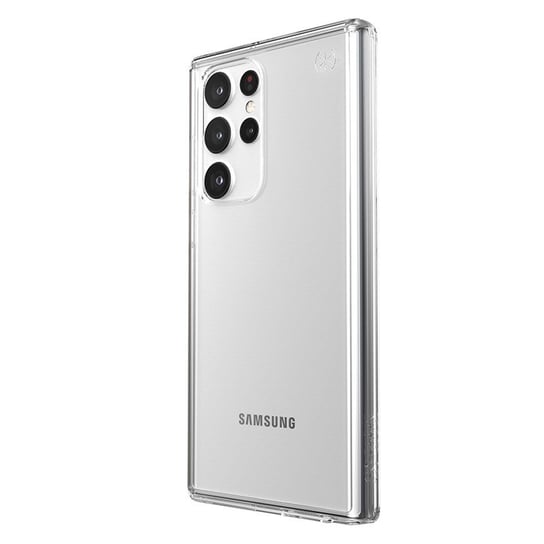 Speck Presidio Perfect-Clear - Etui Samsung Galaxy S22 Ultra z powłoką MICROBAN (Clear/Clear) Forcetop