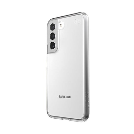 Speck Presidio Perfect-Clear - Etui Samsung Galaxy S22 z powłoką MICROBAN (Clear/Clear) Forcetop
