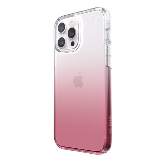 Speck Presidio Perfect-Clear + Ombre - Etui iPhone 13 Pro Max z powłoką MICROBAN (Clear/Vintage Rose) Forcetop
