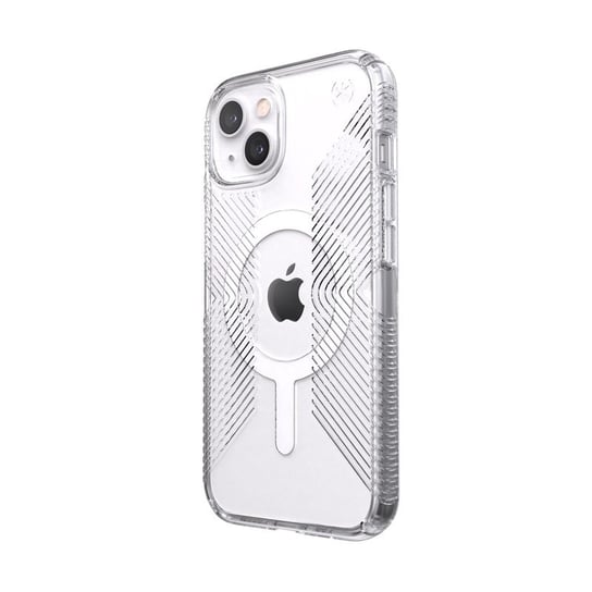 Speck Presidio Perfect-Clear with Grips + MagSafe - Etui iPhone 13 z powłoką MICROBAN (Clear) Forcetop
