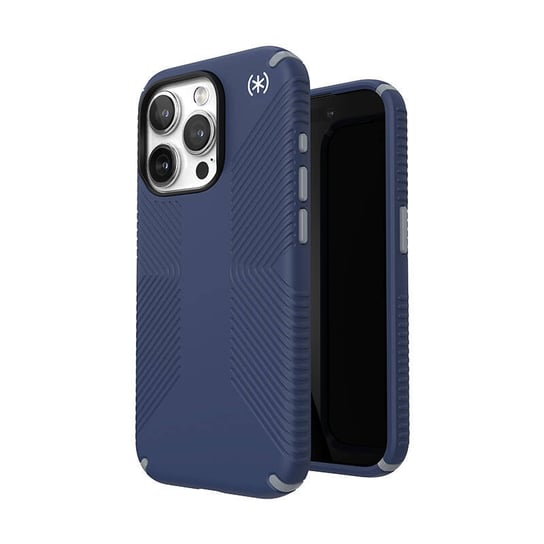 Speck Presidio2 Grip - Etui iPhone 15 Pro (Coastal Blue / Dustgrey / White) Speck