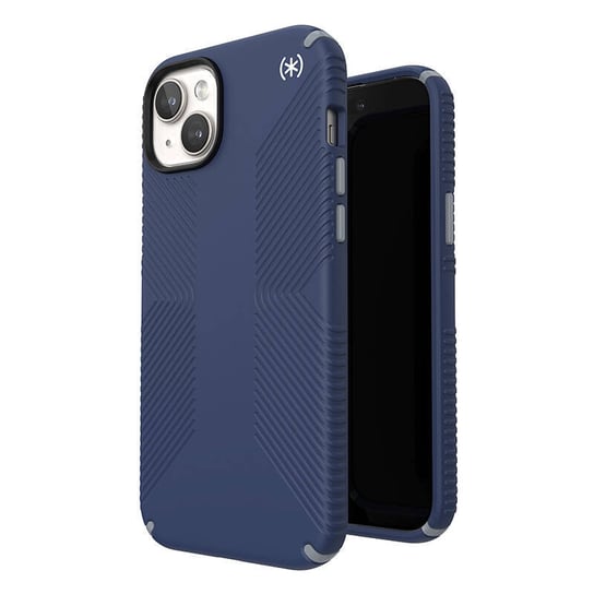 Speck Presidio2 Grip Magsafe - Etui iPhone 15 Plus (Coastal Blue / Dustgrey / White) Speck