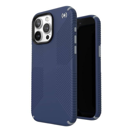 Speck Presidio2 Grip MagSafe - Etui iPhone 15 Pro Max (Coastal Blue / Dust Grey) Speck
