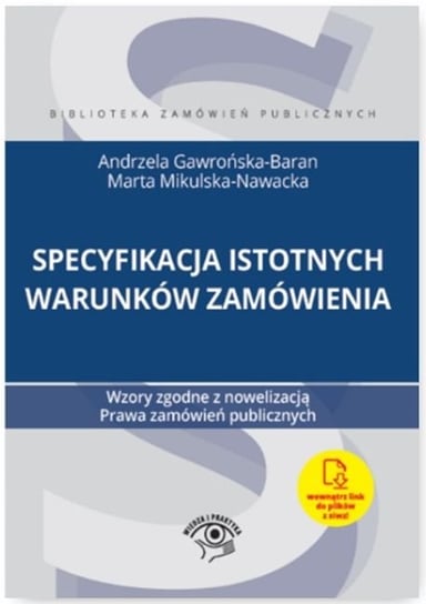 Specyfikacja istotnych warunków zamówienia Mikulska-Nawacka Marta, Gawrońska-Baran Andrzela