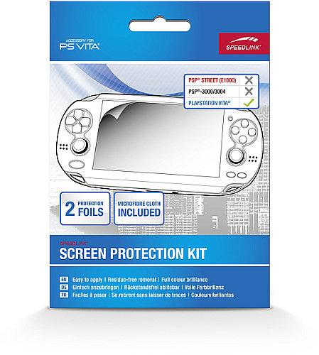 Speed Link Screen Protection Kit Transparent do konsoli PlayStation Vita Speed Link