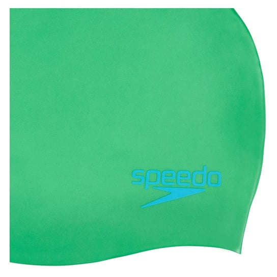 Speedo, Czepek pływacki, Junior Plain Moulded, zielony Speedo