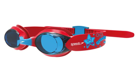 Speedo Okulary Pływackie 8-12115D449 Infant Illusion  Red/Blue Speedo