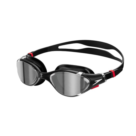 Speedo, Okulary pływackie, BIOFUSE 2.0 MIR GOG AU Black/Red/Chrome Speedo