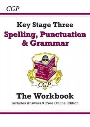 Spelling, Punctuation and Grammar for KS3 - Workbook (with Answers) Cgp Books
