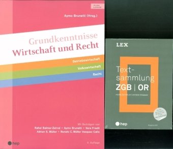 Spezialangebot «Textsammlung ZGB | OR» und «Grundkenntnisse Wirtschaft und Recht» hep Verlag