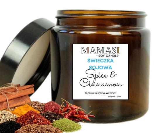 Spice And Cinnamon 120Ml Świeca , Świeczka Mamasi Candle