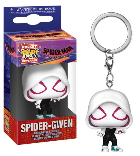 spider-man across the spider-verse -pocket pop keychains - spider-gwen Funko