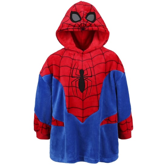 Spider-Man Czerwono-Niebieska Bluza/Szlafrok Z Kapturem, Dziecięca - Rozmiar - 122-140 Cm Marvel