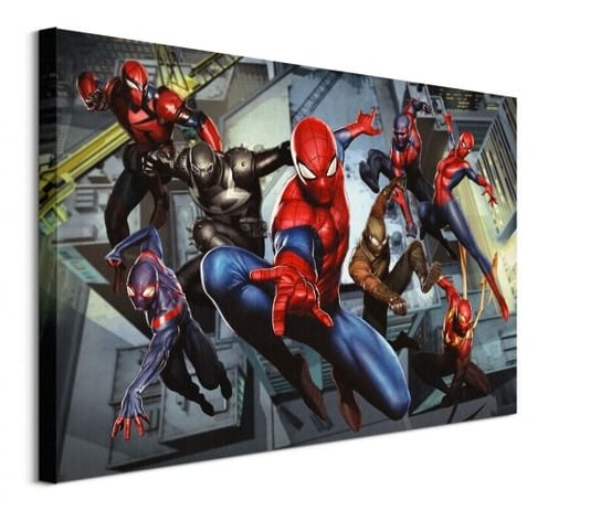 Spider-Man Evolution Skyline - obraz na płótnie Pyramid International