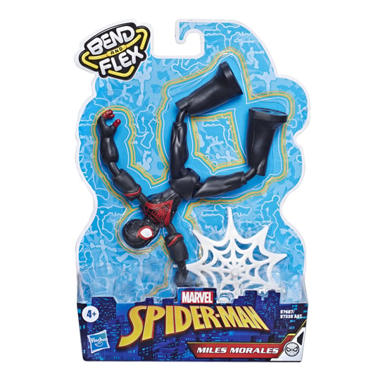 Spider-man, figurka kolekcjonerska Bend And Flex Miles Hasbro