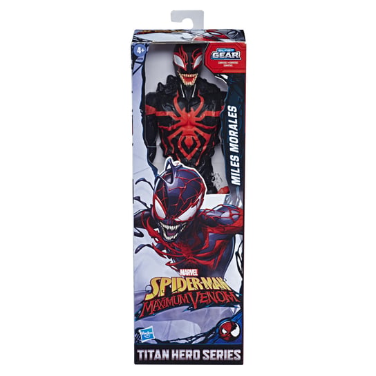 Spider-man, figurka kolekcjonerska Max Venom Titan Miles Morales Hasbro