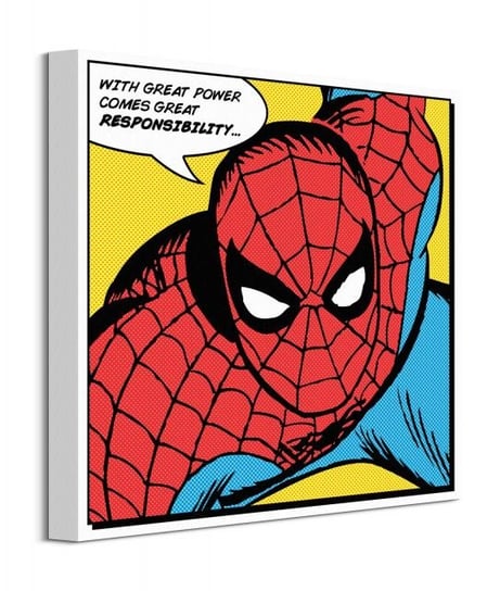 Spider-Man Komiks - obraz na płótnie Pyramid International