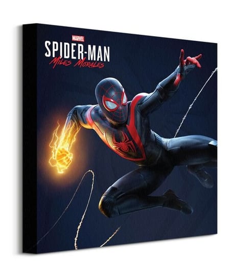 Spider-Man Miles Morales Electric Fist Swing - obraz na płótnie Spider-Man