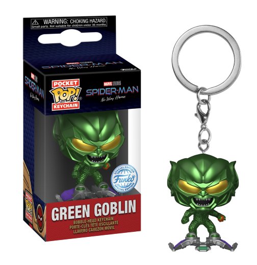 spider-man no way home - pocket pop keychains - green goblin w/ bmb Funko