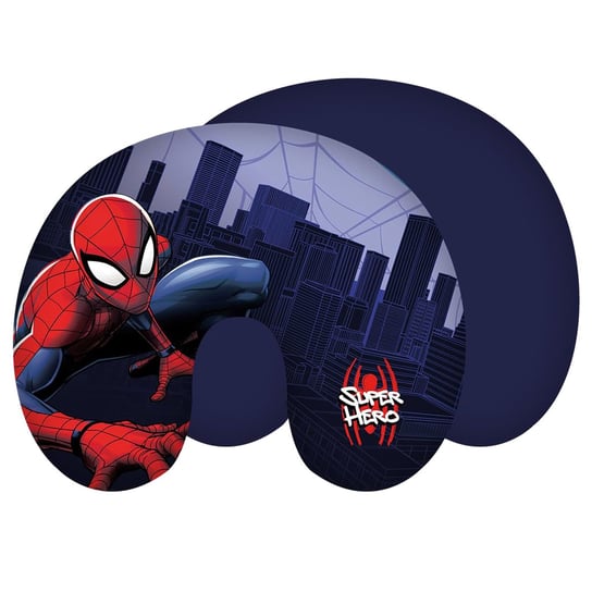 Spider-Man Poduszka podróżna rogal 28x33 cm OEKO-TEX Marvel