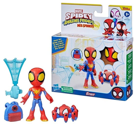 Spider-Man, Spidey i Super-Kumple Figurka z Akcesoriami - Spidey, F72565 Spider-Man