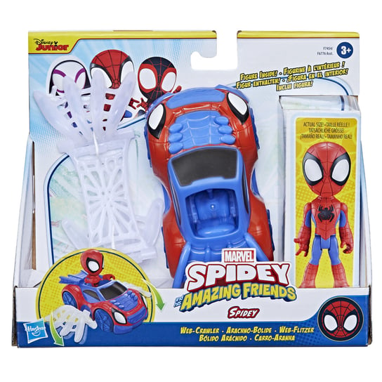 Spider-Man, Spidey i Super-Kumple Pojazd Podstawowy - Spidey i Web Crawler, F74545 Spider-Man