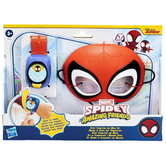 Spider-Man, Spidey i Super Kumple zegarek i Maska Superbohatera Hasbro