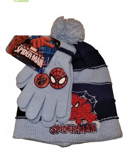 Spiderman Czapka + Rękawiczki Dziecięca R. 54 Marvel